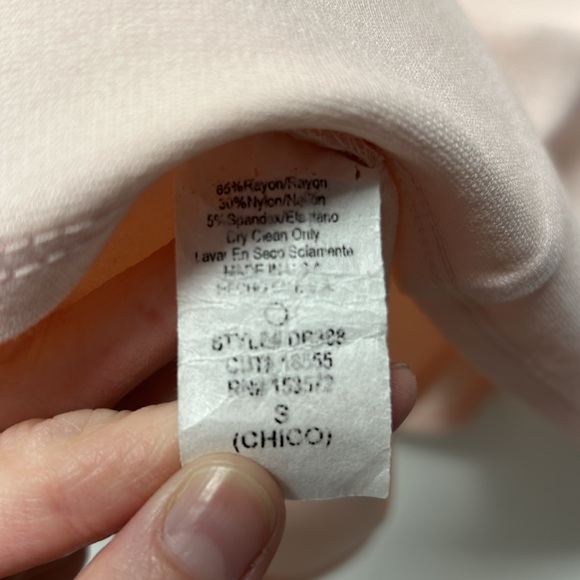 S Pink Knee Length Dress - Picture 5 of 5